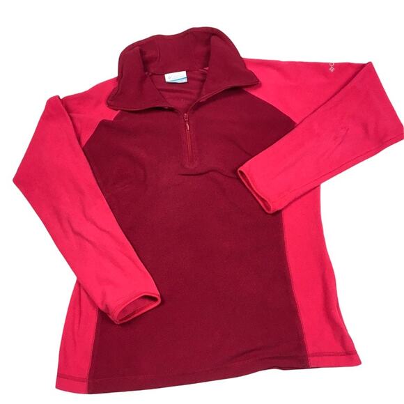 Columbia Fleece Pullover Jacket Half Zip Arctic Air Fleece Long Sleeve Women's M - Picture 1 of 9